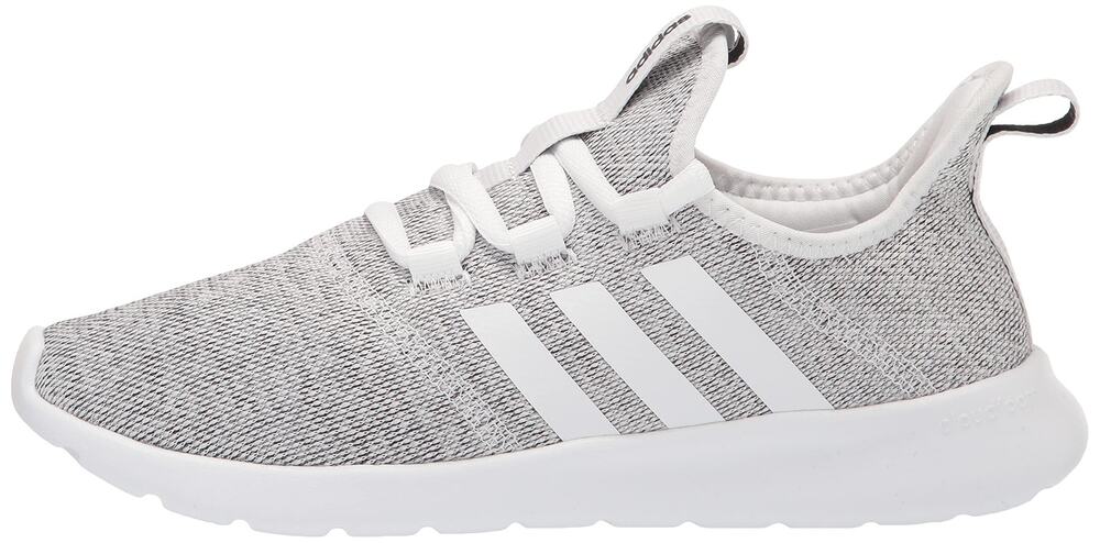 NWT adidas Women's Cloudfoam Pure 2.0 Running Shoe, White/White/Black, 7